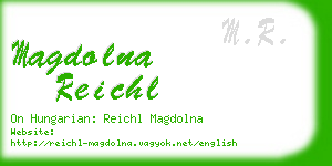 magdolna reichl business card